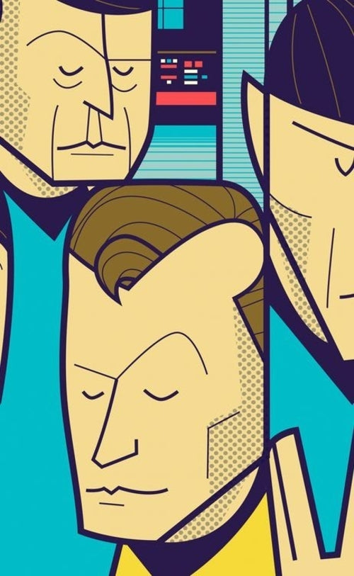 Affiche STAR TREK par Ale Giorgini