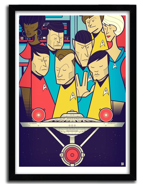 Affiche STAR TREK par Ale Giorgini